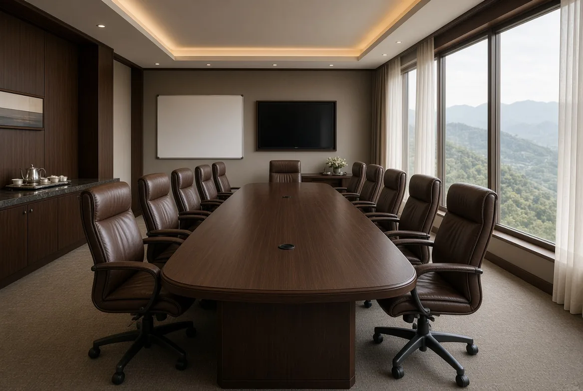 Setukaa 16 seat executive boardroom setup in Bhadrapur Jhapa