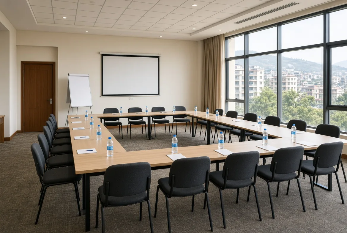 Thirty seat corporate training and workshop hall setup in Jhapa